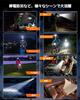 Sugarman Rechargeable USB LED Headlight, 100,000 Lumens, Ultra-Bright Headlamp, 3 Lighting Modes, Motion Sensor, Battery Level Indicator, Zoom Functio