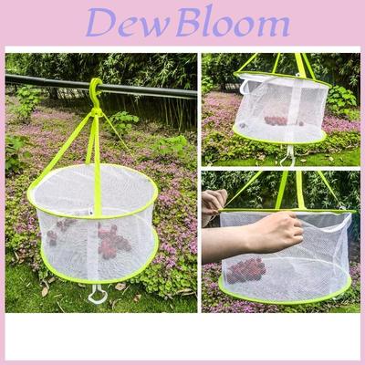 Foldable Clothes Drying Mesh Basket With Large Diameter For Home Use And Socks Air Drying