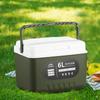 5.4QT Compact Ice Coolers High-capacity Ice Chest Portable Heavy Duty Ice Box Personal Use for Camping Party Picnic Travel Beach