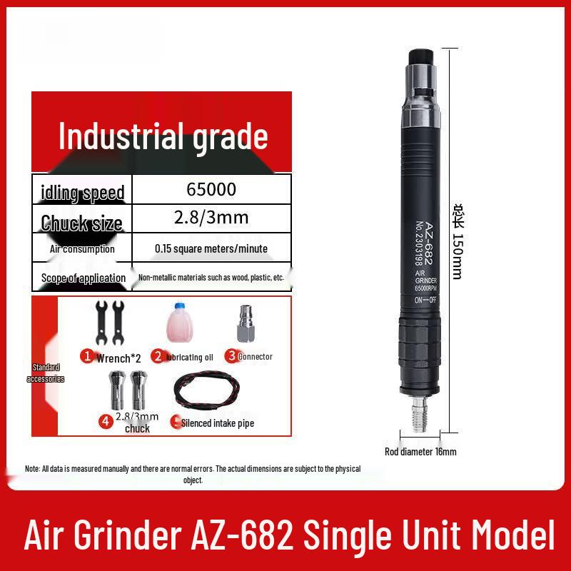 Handheld Pneumatic Micro Die Grinder Pen 65000 RPM CN Plug (adapter Included)
