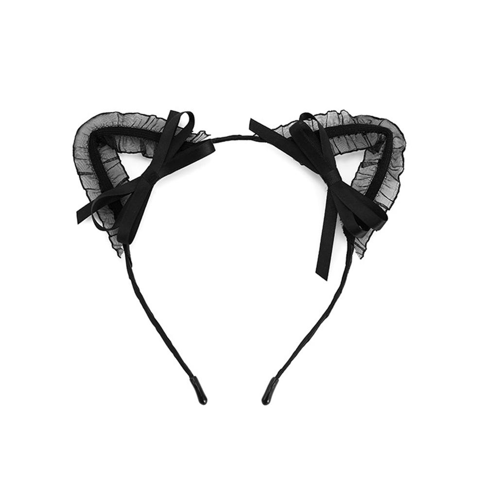 Spitzen Katzenohren Stirnband Frauen Mädchen Haarreif Party Dekoration Sexy Reizend Cosplay Halloween Kostüm Haarschmuck