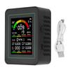Air Quality Meter CO2 C6H6 HCHO CO TVOC Air Quality Index Noise Temperature Humidity Tester for Home