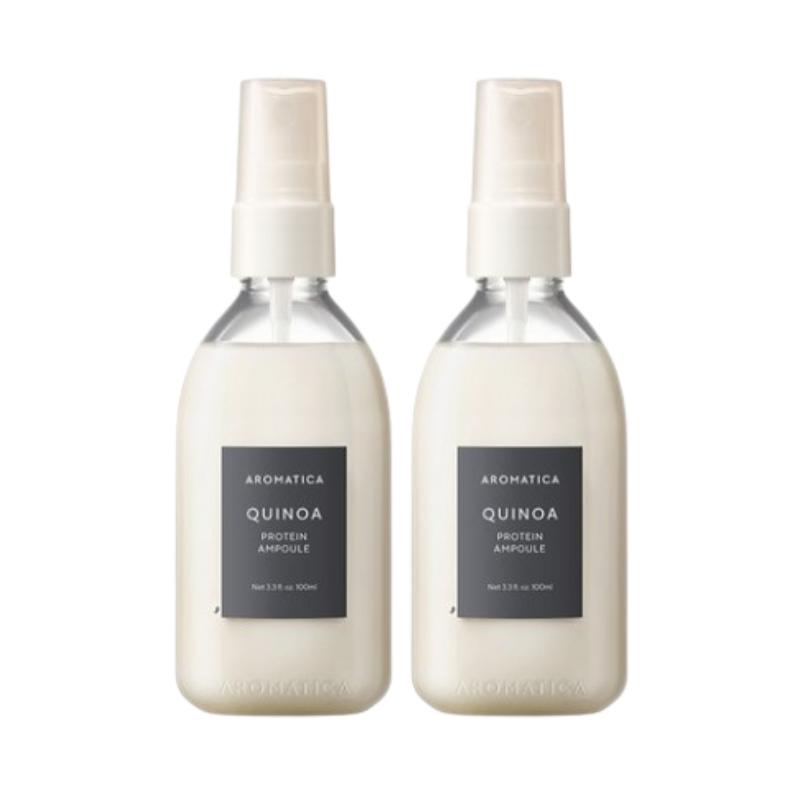 Aromatica Quinoa Protein Hair Ampoule 100ml | 3-Step Protein Repair | Moisture & Shine | Vegan Cream Hair Mist