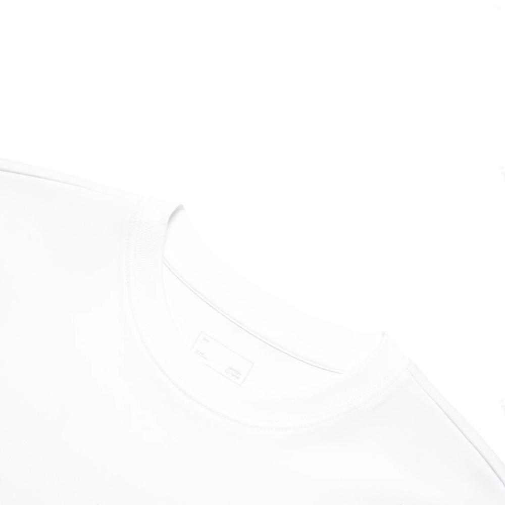 Li Ning Logo Print Round Neck Short Sleeve T-Shirt And Mid Waist Five Point Shorts Casual Sports Set Unisex Sets YHSV373-1+YAPV001-1