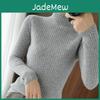 Fashion Yyfs Womens Solid Casual Color Print Plus Size Autumn Winter Long Sleeve Half Turtleneck Slim Sweaters