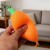 Anti-Anxiety Carrot Toy Simulated Stress Ball White Radish Squeeze Soft Stretchy Vegetable Fidget Sensory Easter Basket Stuffers Decompression