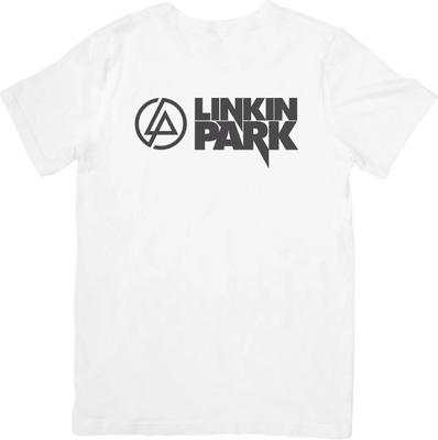 Linkin Park Hudba Vhodná pro Muže a Ženy Kvalitní Bavlněné Tričko Bílé.