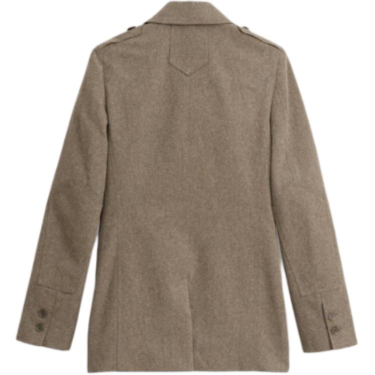 Zara FW24 SRPLS Series Cuffed Split Button Multi-Pocket Blazer Women blazer Khaki 9242208-505
