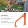 Steel Construction Log Splitter Tool Rustproof Wood Puller Tree Cutting Tool  Camping Outdoor