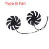 Video Card Fan GPU Cooler For 51RISC rtx2060 6G,For SOYO ABIT JIESHUO MLLSE rtx 3070 TiM 8G 3060M 3070M,2Pcs/Set,FL8015 12VB