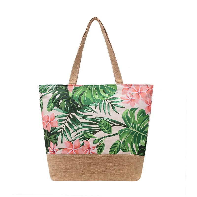 Summer Beach Holiday Shopping Handbag Travel Shoulder Print Pattern Unisex