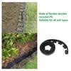 Landschaftseinfassung-Kit Rasenkanten Einfassung Enthalten 15 Erdspieße PE Gartenrand Begrenzung für Landschaftsbau Blumenbeete Rasen