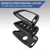 Real Carbon Fiber Key Fob Case Protection Cover Holder For Toyota Supra GR MK5 A90 A91 2019-2024 Smart Key Accessories Keychain