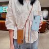 Crossbody Strap Cord Phone Case For Samsung Galaxy S25 S23 S24 Ultra S24 FE A35 A15 A16 A55 A54 5G Plating Heart Lanyard Cover