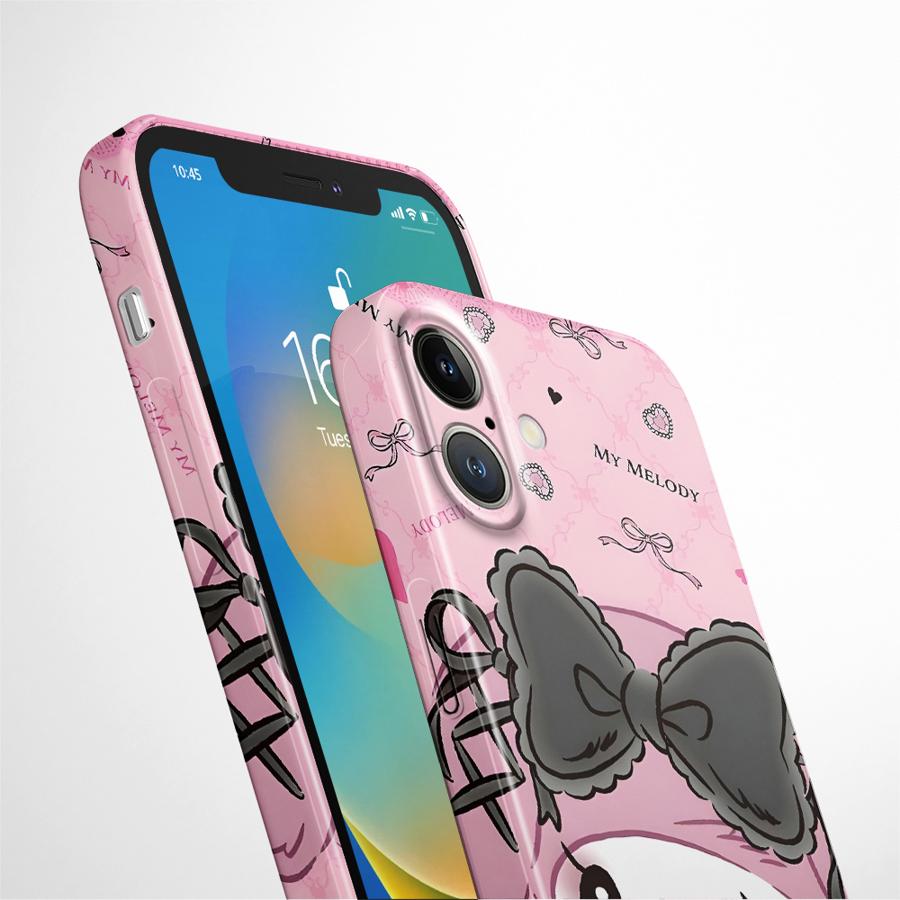Sanrio Kuromi Cartoon Case for iPhone 17 Air 14 X 13 11 15 Plus XR 16 Pro Max 12 Hard Phone Cover