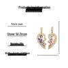 European & American Cross-Border Heart Photo Frame Pendant Necklace