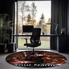 Custom Name Total War Warhammer Printed Round Rug Carpet Chair Rug Area Rug Entryway Doormats,for Office Chair Living Room Bedroom Kitchen Room.