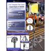 Rechargeable Outdoor Camping Lamp with Handheld Bracket - Super Bright Emergency and Market Stall Light.