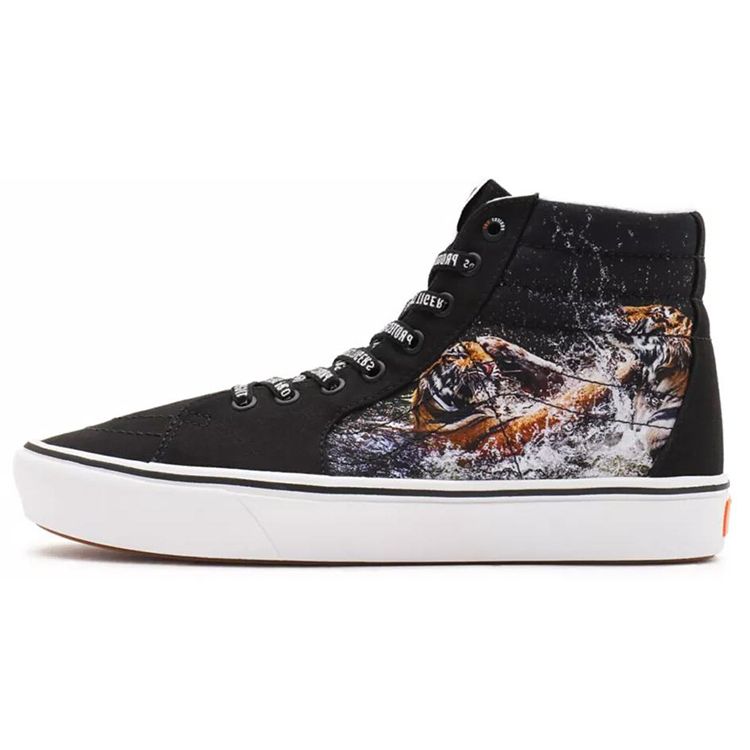 Discovery Channel x Vans ComfyCush Sk8-Hi Project Cat Unisex Sneakers Zwart VN0A3WMB9EF