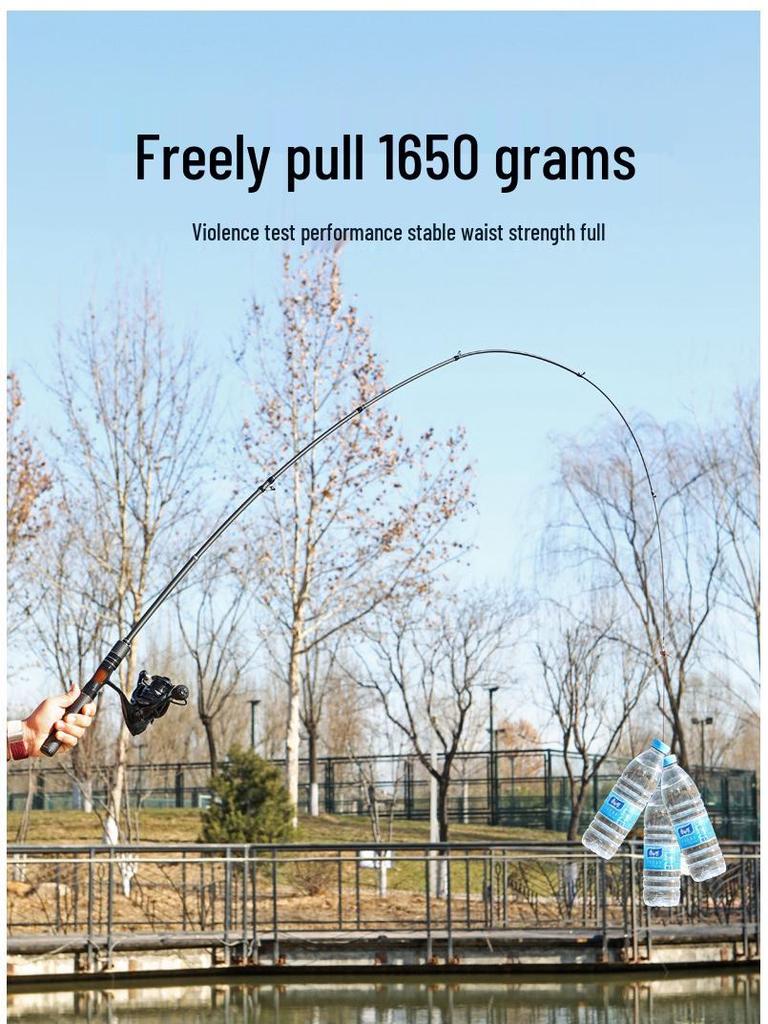 Dragon Roar Ultra-light Telescopic Carbon Fiber Lure Rod Set