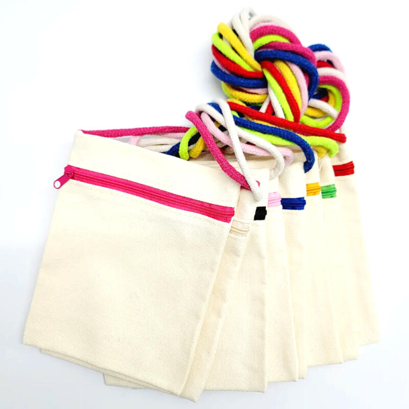 

Art Experience Making Materials Linen Pouch Crossbody Bag (8 Colors) white