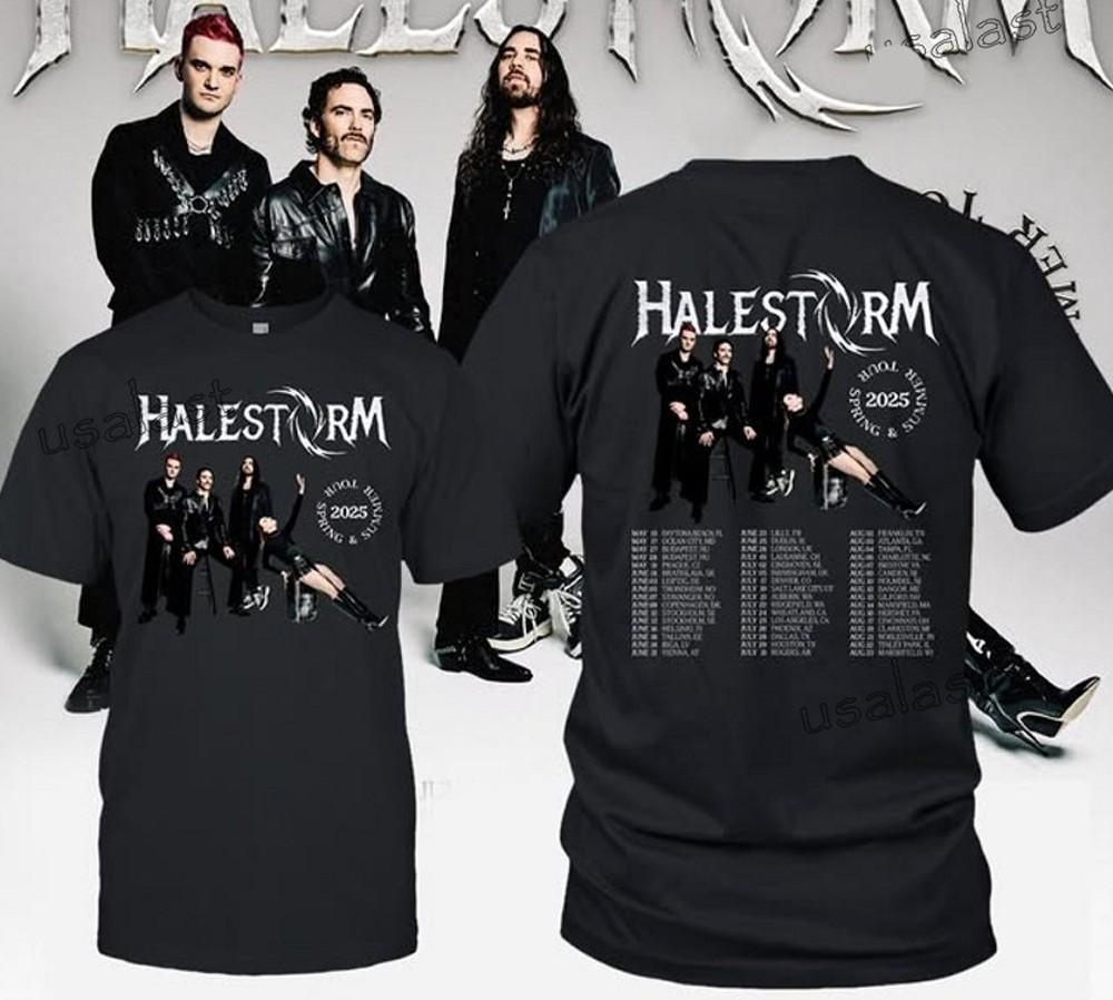 Halestorm Spring & Summer 2025Tour Classic Tee Shirt All Size 20D1633 Unisex T-Shirt M