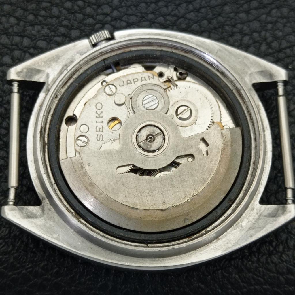 VINTAGE SEIKO 5 AUTOMATIC 7019A JAPAN MENS BLUE COLOR DIAL WATCH a701469-5 R206b-a701469