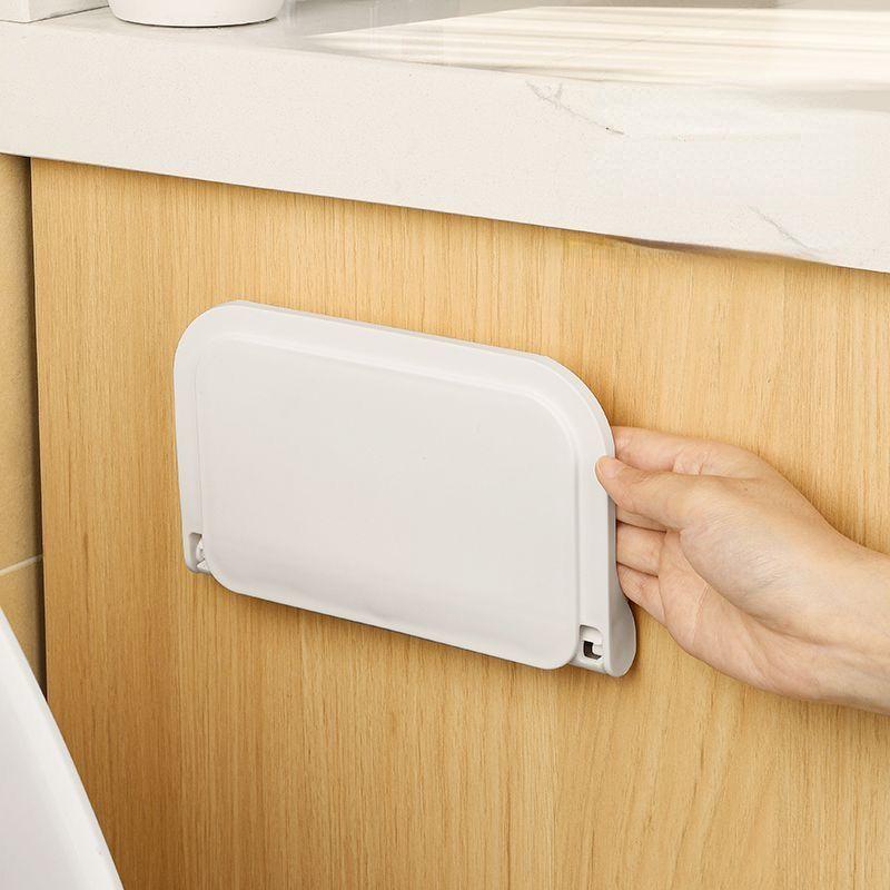Foldable Storage Rack Wall-mounted Folding Board Bathroom Storage Clothes Toilet Storage Wall-mounted Punch-free Rack