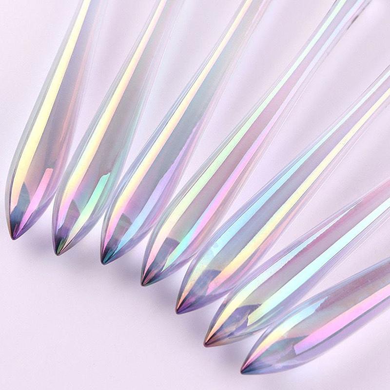 6Pcs/Set Nail Art Pen Lllusory Color With Cover Nail Construction Painting Brush Uv Gel Extension Drawing Carving Pen Diy