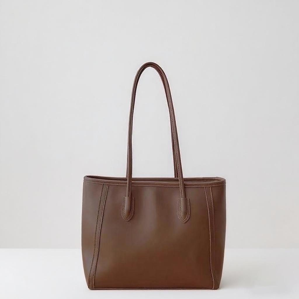 

Korean Retro Large Capacity Tote Bag - Stylish, Versatile, High-End Women s Shoulder Bag 35*10*27 cm