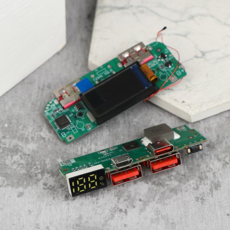 22.5W Fast Charging Module For Diy Power Bank Pd Qc Vooc 3.7V Lithium Battery Charger Board Circuit Protection With Led Display
