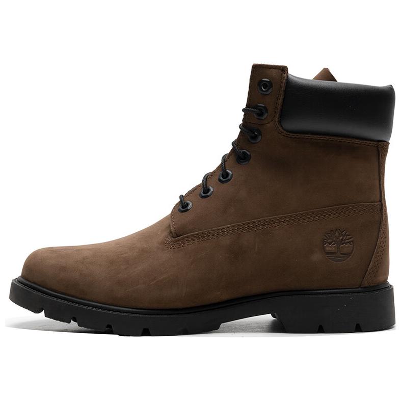 Timberland Classic 6-Inch Comfortable Versatile Short Martin Boots Unisex Boots Dark-Brown A64YN968
