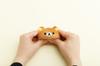San-X Rilakkuma Mugyumugyu Plush Toy, MV24601, H65 X W65 X D65mm