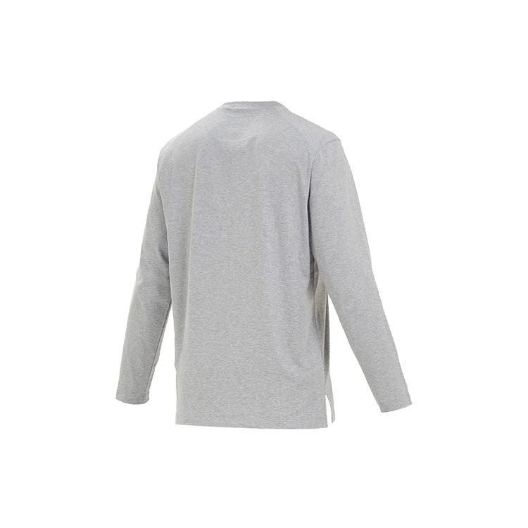 Y 3 T Shirts Men's Gray Crew Neck Moderate Straight Fit GK4516