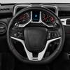 Black Aluminum Steering Paddle Shifter Extension Cover Trim Interior Accessories For Chevy Chevrolet Camaro 2012 2013 2014 2015
