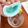 Reusable Silicone Ice Tray, Cylindrical Ice Maker Tray, Ice Container, Keeps Drinks Cold for Longer, Freezer Storage, for Home Use (Blue)