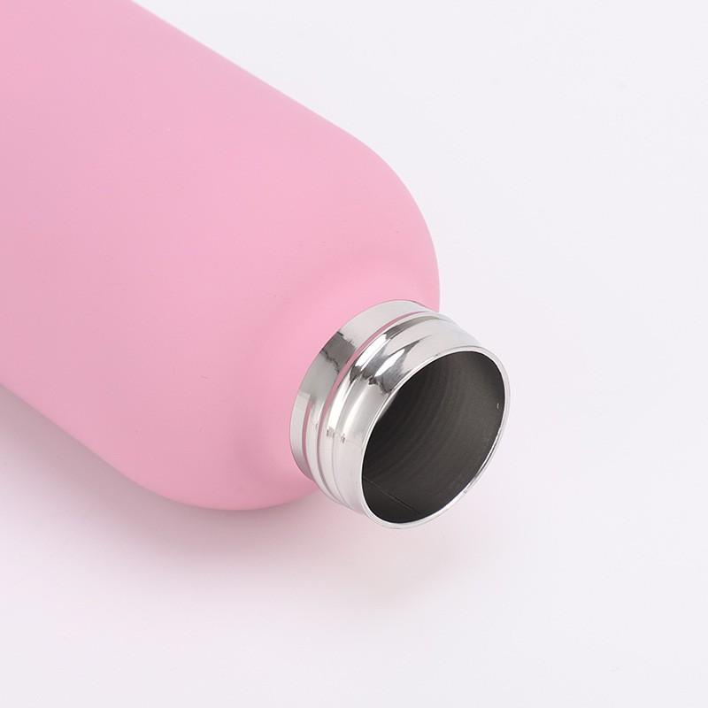 Stainless Steel Vacuum Insulated Water Bottle 500ml 750ml Matte Finish Sport Travel Cup Men Women