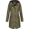 Women's Autumn Winter Outdoor Mid-Length Windbreaker Jacket New Hot Trendy Mountaineering