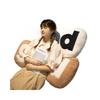 Creative Personality Plush Toy Throw Pillow - Removable & Washable Long Backrest for Girls' Beds