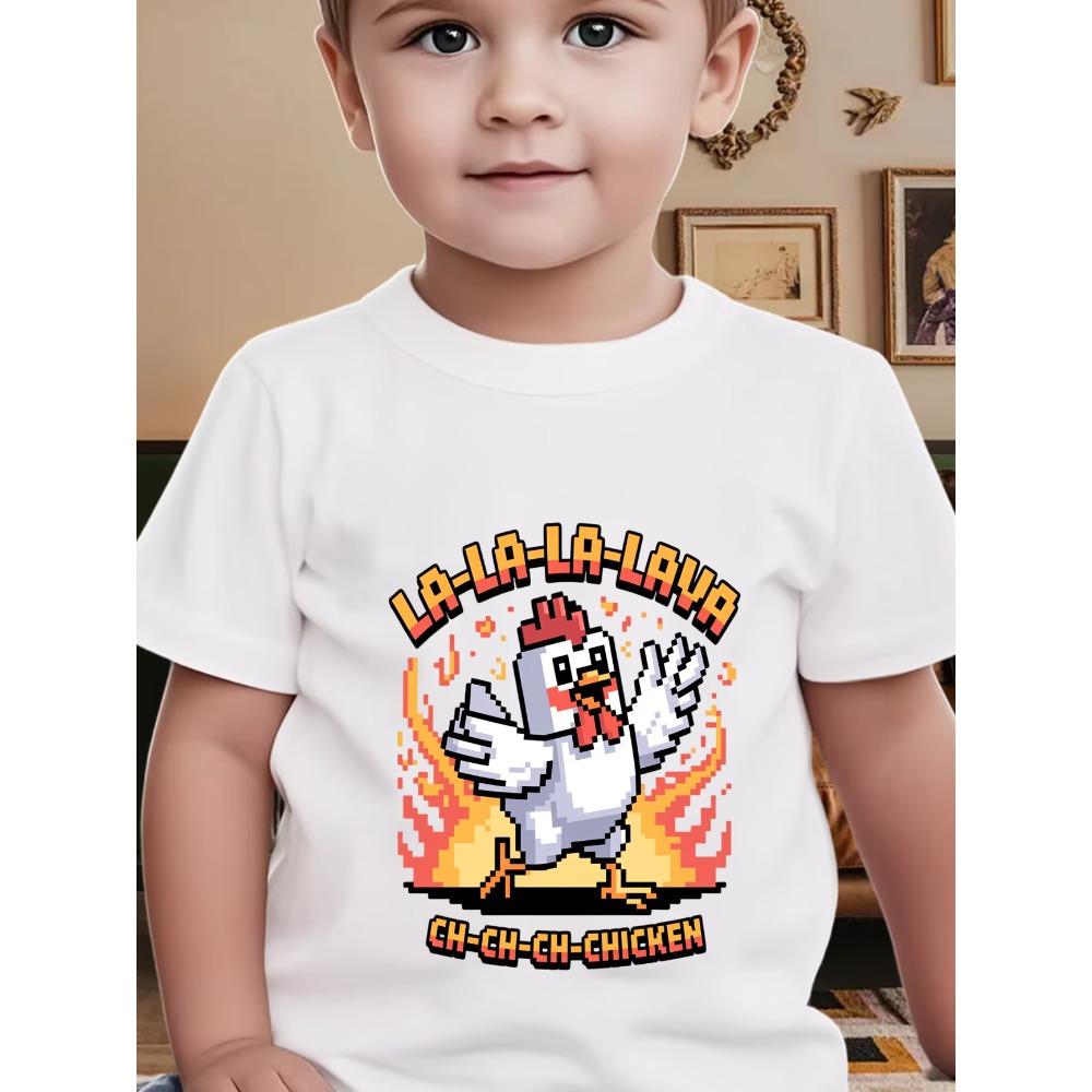 Summer New Red Rose Saint Judas Funny Print Boys Girls Clothes Cotton Casual Childrens Tshirt Fashion Kids Short Sleeved Shirt