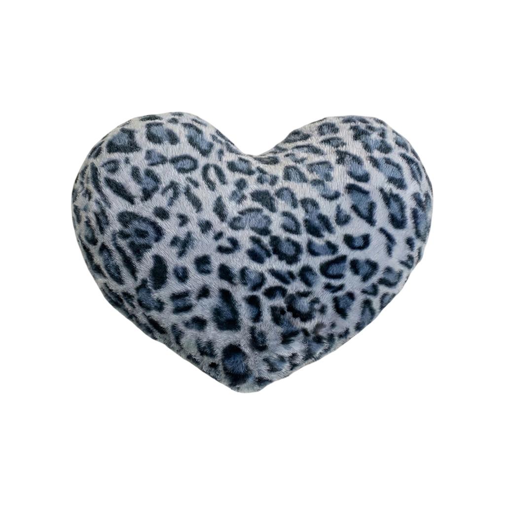Leopard Print Heart-shaped Throw Pillow/cushion/pillow - Valentine's Day Gift