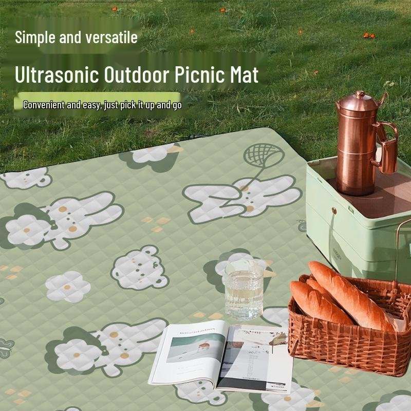 2025 Waterproof Thick Picnic & Beach Mat - Portable, Moisture-Proof for Camping & Outdoors