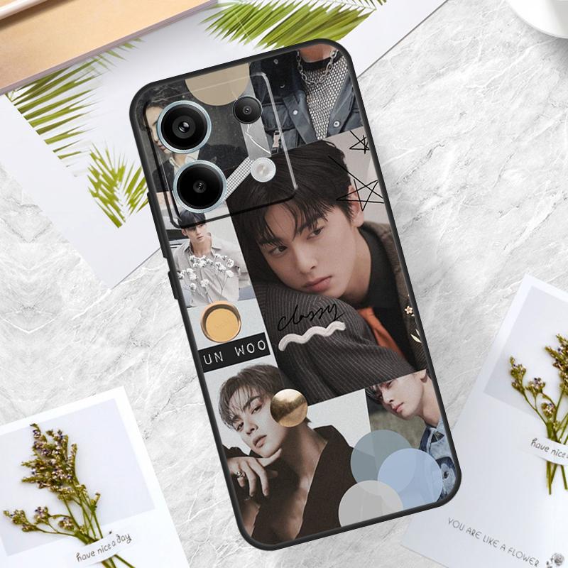 Cha Eun Woo Korean actor singer Case For Xiaomi Redmi Note 13 Pro 12 11 10 9 9S 10S 11S 12S Cover For Redmi 12C 9C 10C 13C