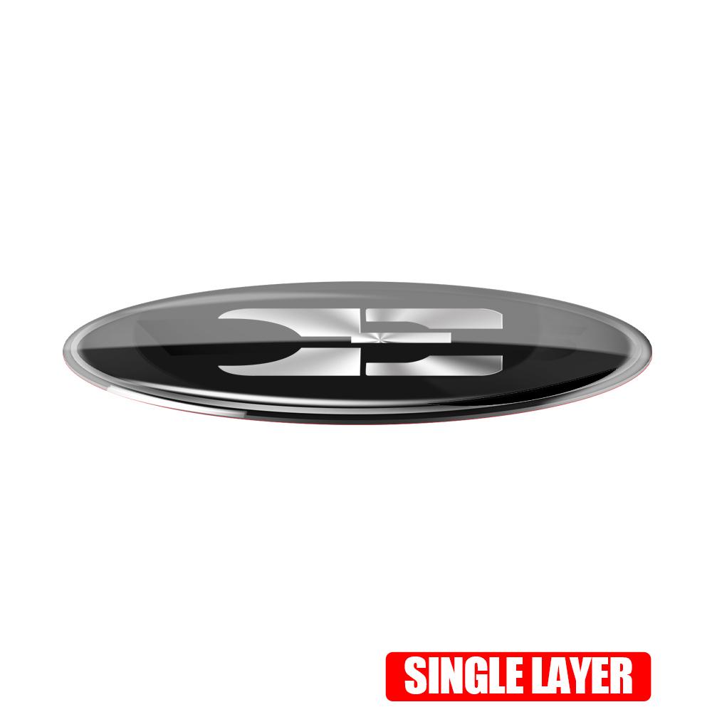 3D Auto Aluminium Metall Logo Abzeichen Karosserie Kotflügel Kofferraum Dekorations Aufkleber Für KIA Stinger RIO Sorento Picanto Ceed Borrego Syros K5