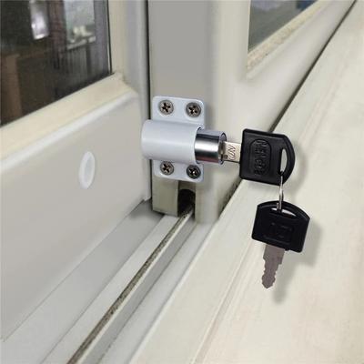 Aluminum Alloy Door Window Security Lock Restrictor Locks Sliding Child Safety with 2 Keys