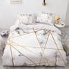 Simple Bedding Sets 3D Marbling Duvet Quilt Cover Set Comforter Bed Linen Pillowcase King Queen Full Double Single Home Textile