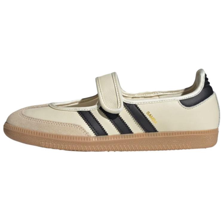 adidas  Samba Jane Cream Black Gum Women Sneakers Cream-White Core-Black JR7338 36