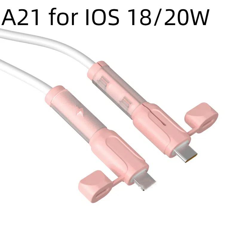 

Charger Cable Protector Soft Silicone Cover Type C Charger Cable Protector Cable Protector Cord Saver Practical Accessories