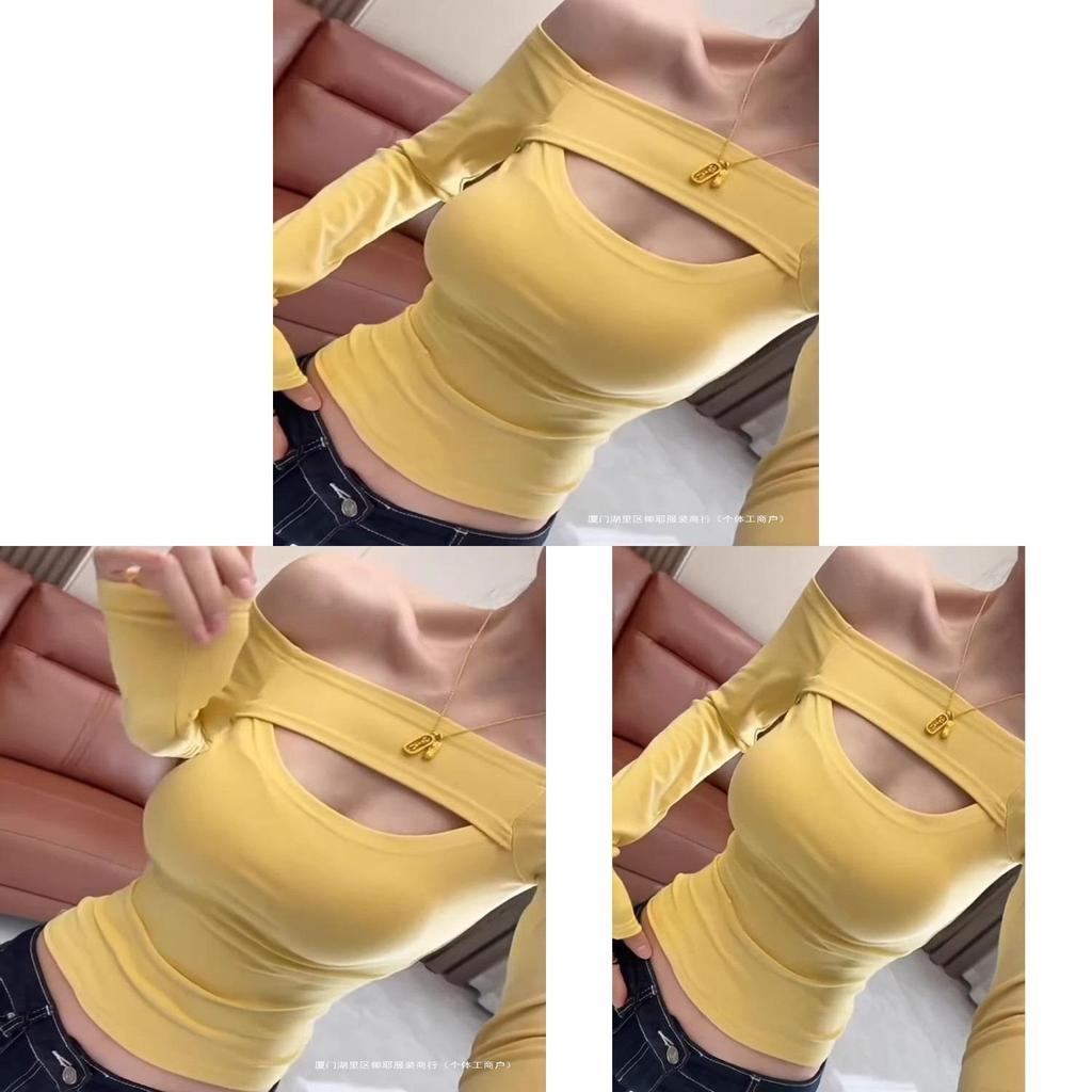 Oversize T Shirt With Hollow Out Design For Spring Fashion Womens Slim Fit Casual Top