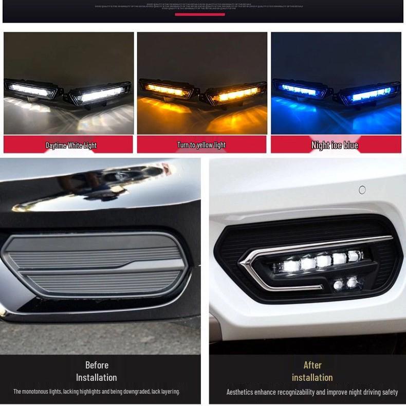 Compatible Fog Light Assembly Kit for 2017+ Honda UR-V Models
